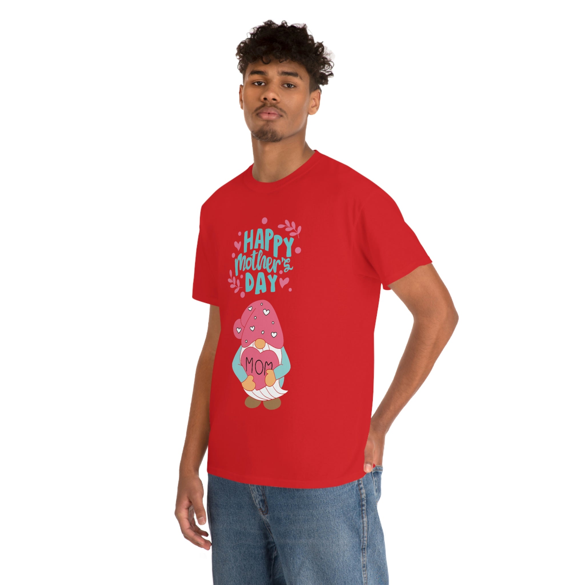 Happy Mother's Day Gnome Unisex Heavy Cotton Tee