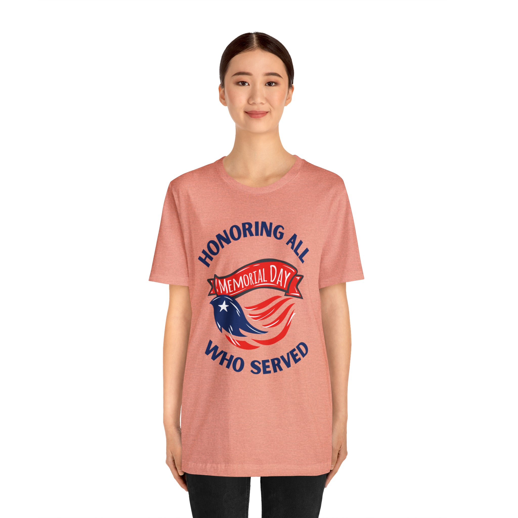 Memorial Day Honoring All Who Served Unisex Jersey Short Sleeve Tee