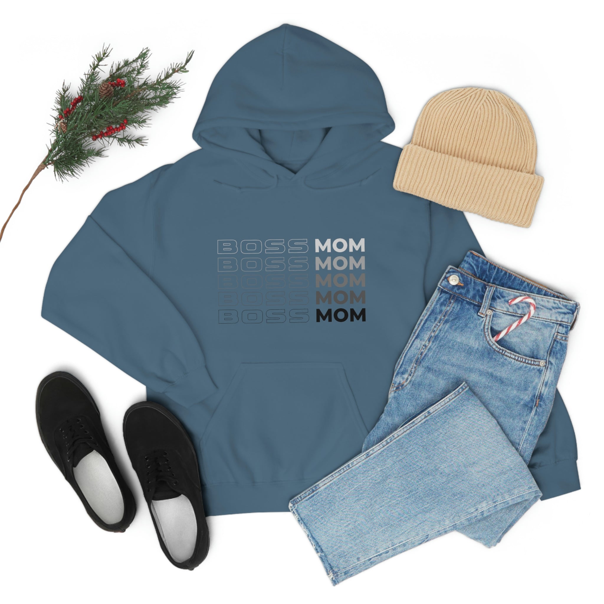Boss Mom Unisex Heavy Blend™ Hooded Sweatshirt