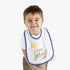 Baby Contrast Trim Jersey Bib