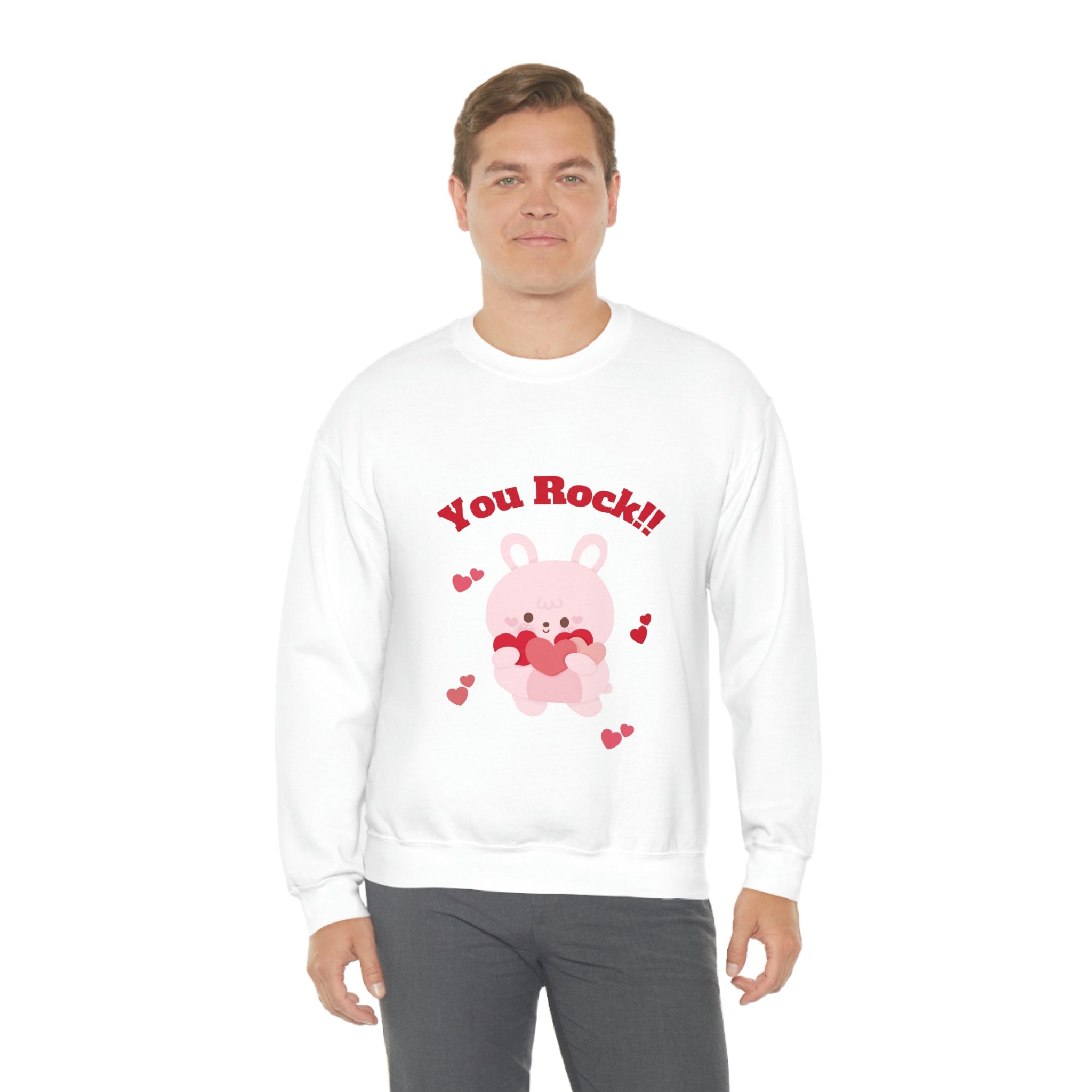 You Rock Unisex Heavy Blend™ Crewneck Sweatshirt