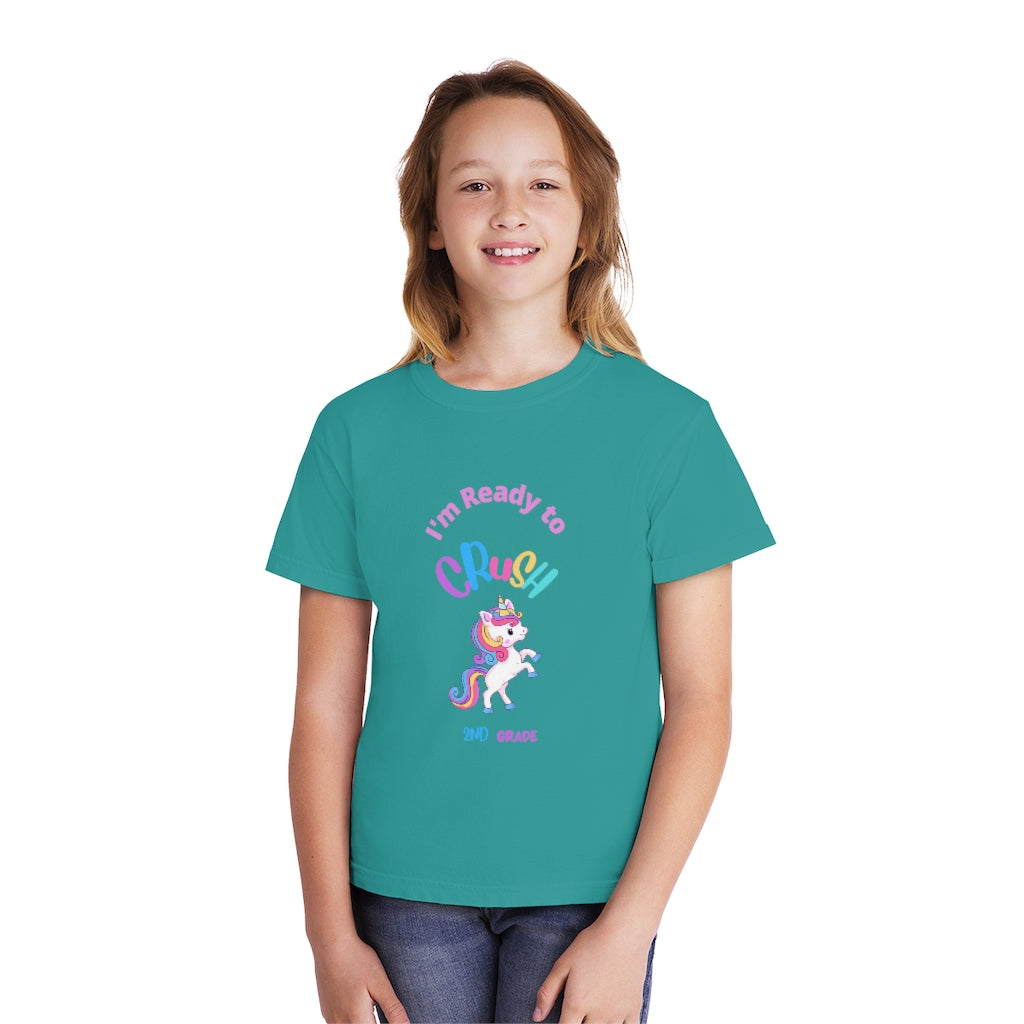 The I'm Ready to Crush 2nd Grade Youth Midweight Tee