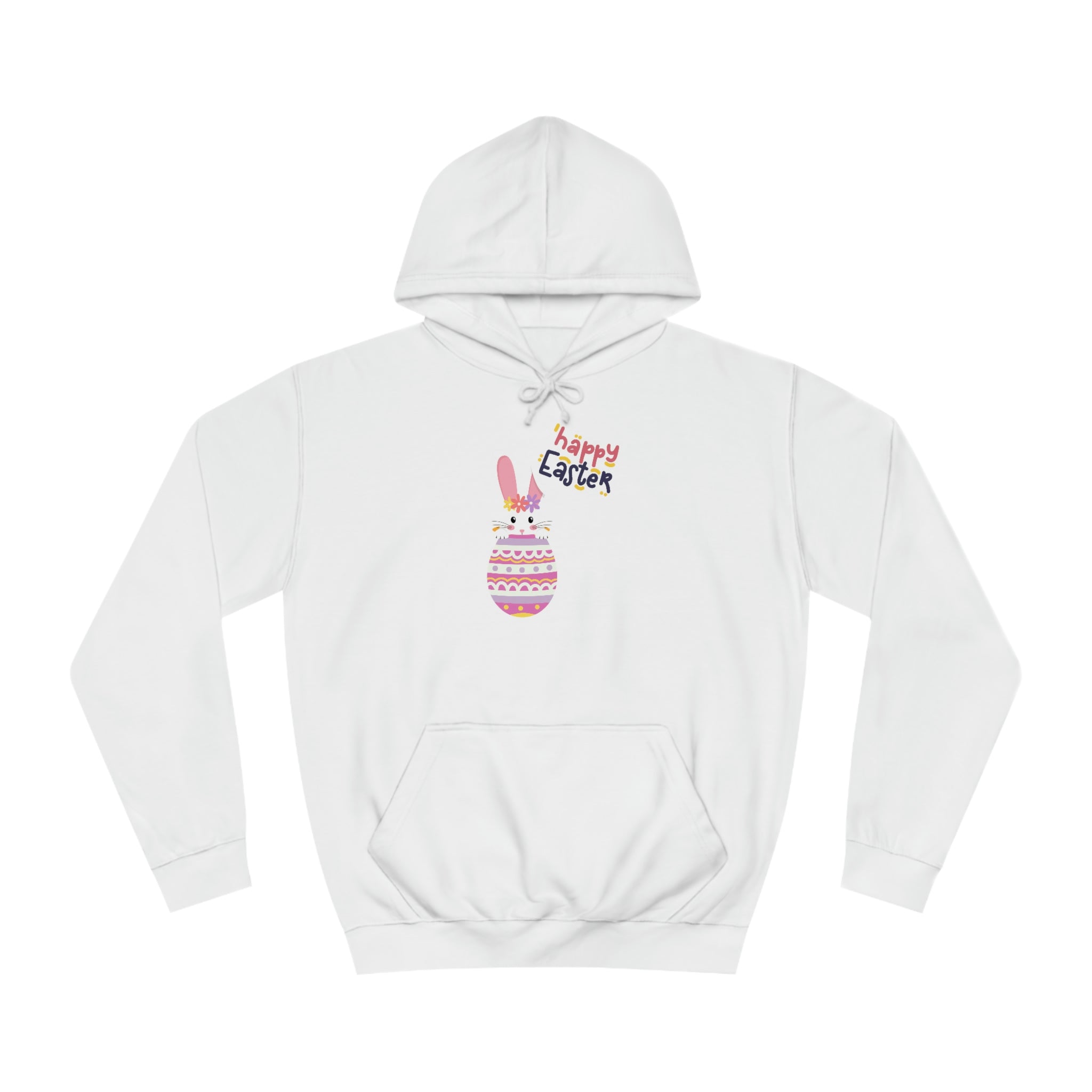 Happy Easter Day Bunny Unisex College Hoodie