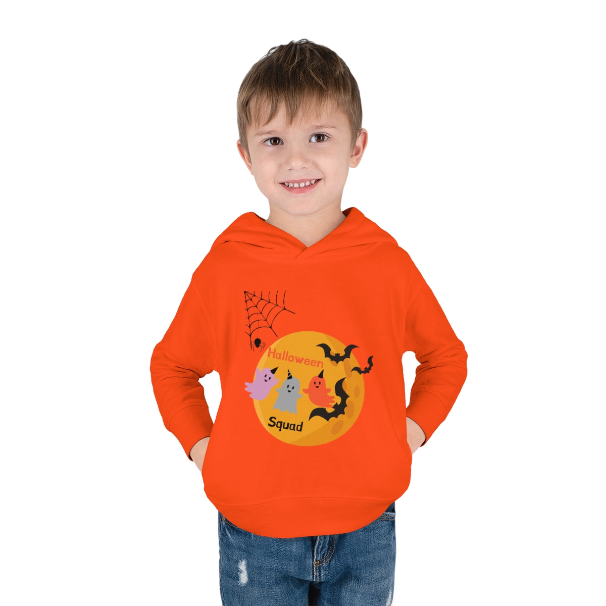 Halloween Squad Toddler Pullover Fleece Hoodie