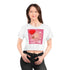 Happy Valentine's Day Girl AOP Crop Tee