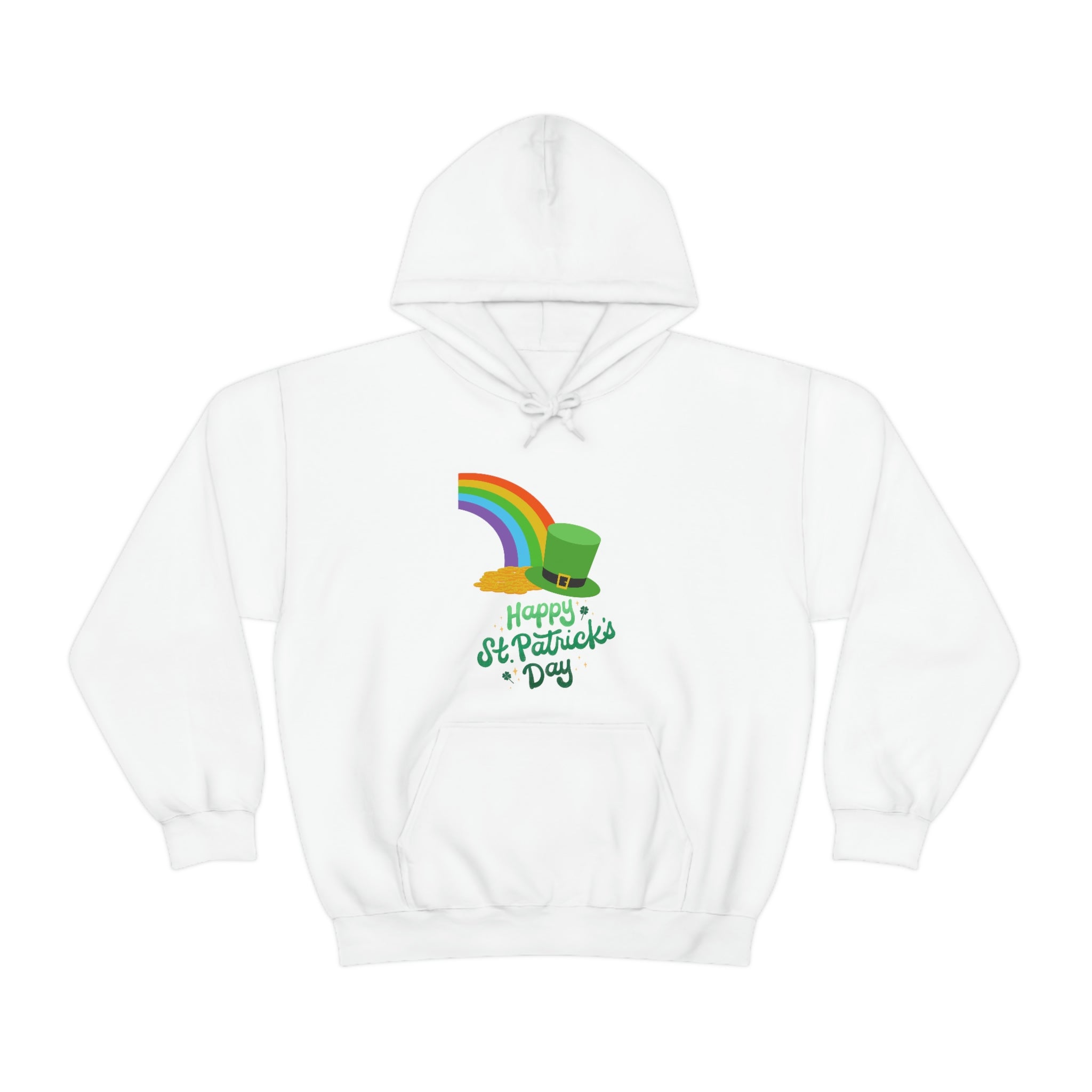 Happy Saint Patrick Day Unisex Heavy Blend™ Hooded Sweatshirt