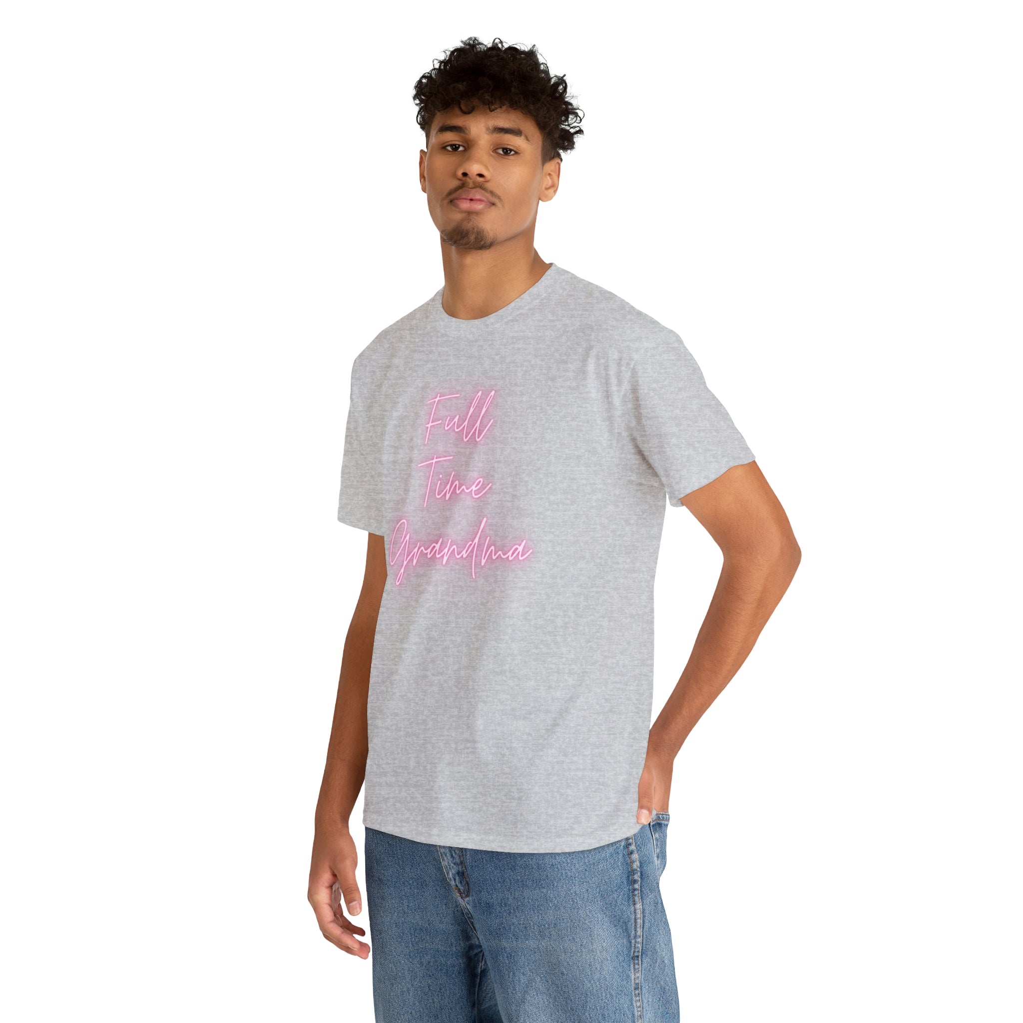 Full Time Grandma Unisex Heavy Cotton Tee