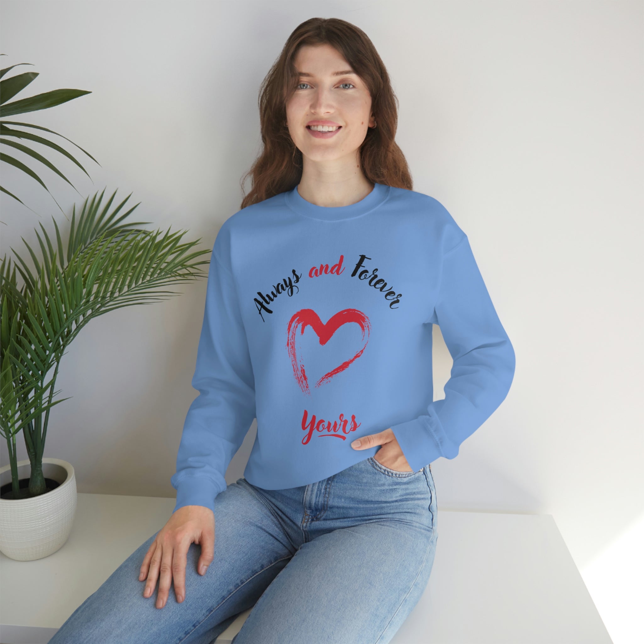 Always And Forever Yours Unisex Heavy Blend™ Crewneck Sweatshirt