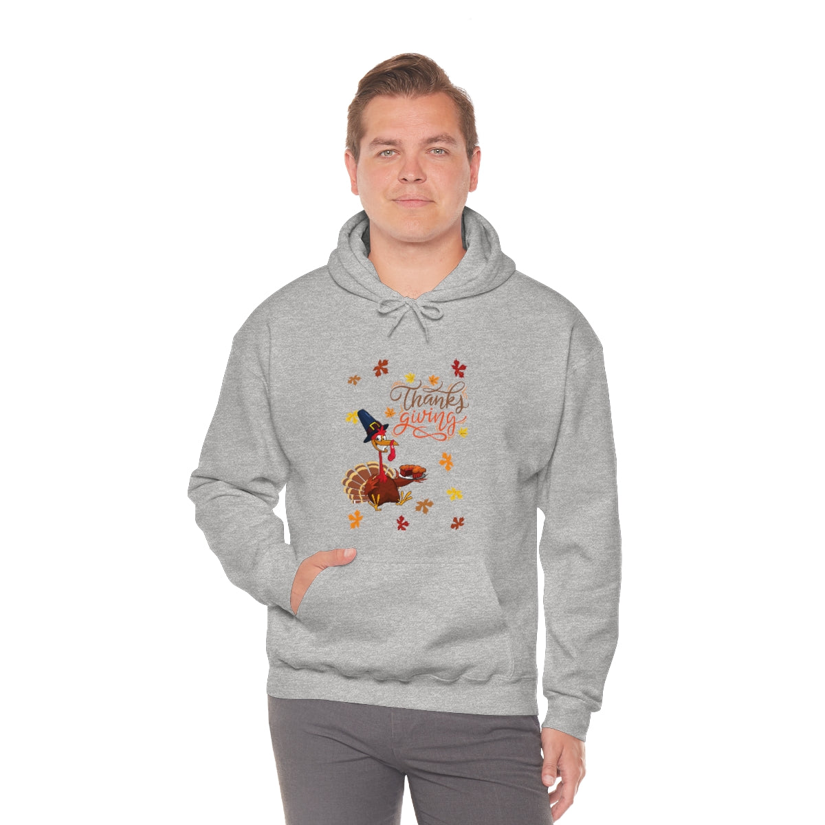 Thanksgiving Turkey Unisex Heavy Blend™ Hooded Sweatshirt