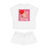 Happy Valentine's Women's Short Pajama Set (AOP)