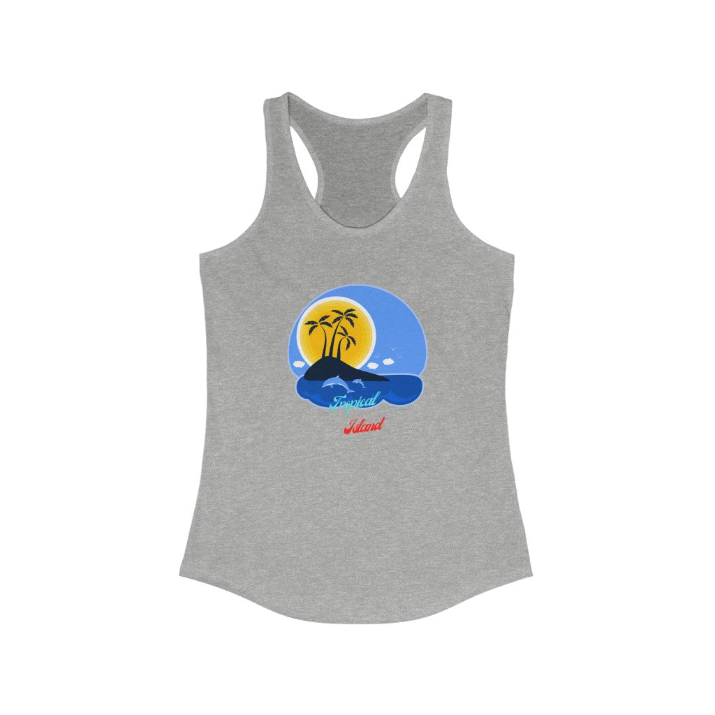 Tropical Island Women's Ideal Racerback Tank