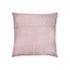 Little Hearts Square Pillow - Pink Back