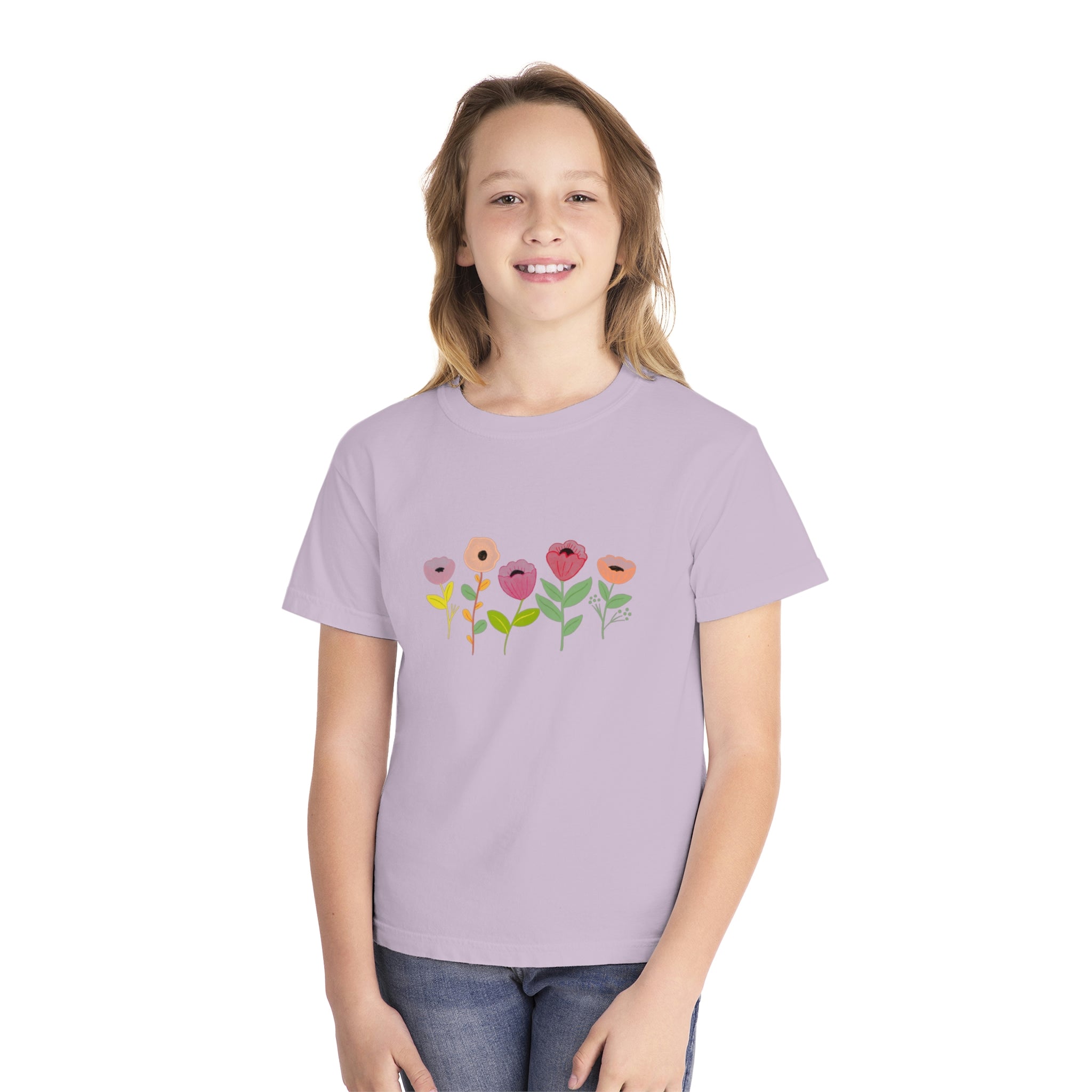 Spring Flowers Youth Midweight Tee