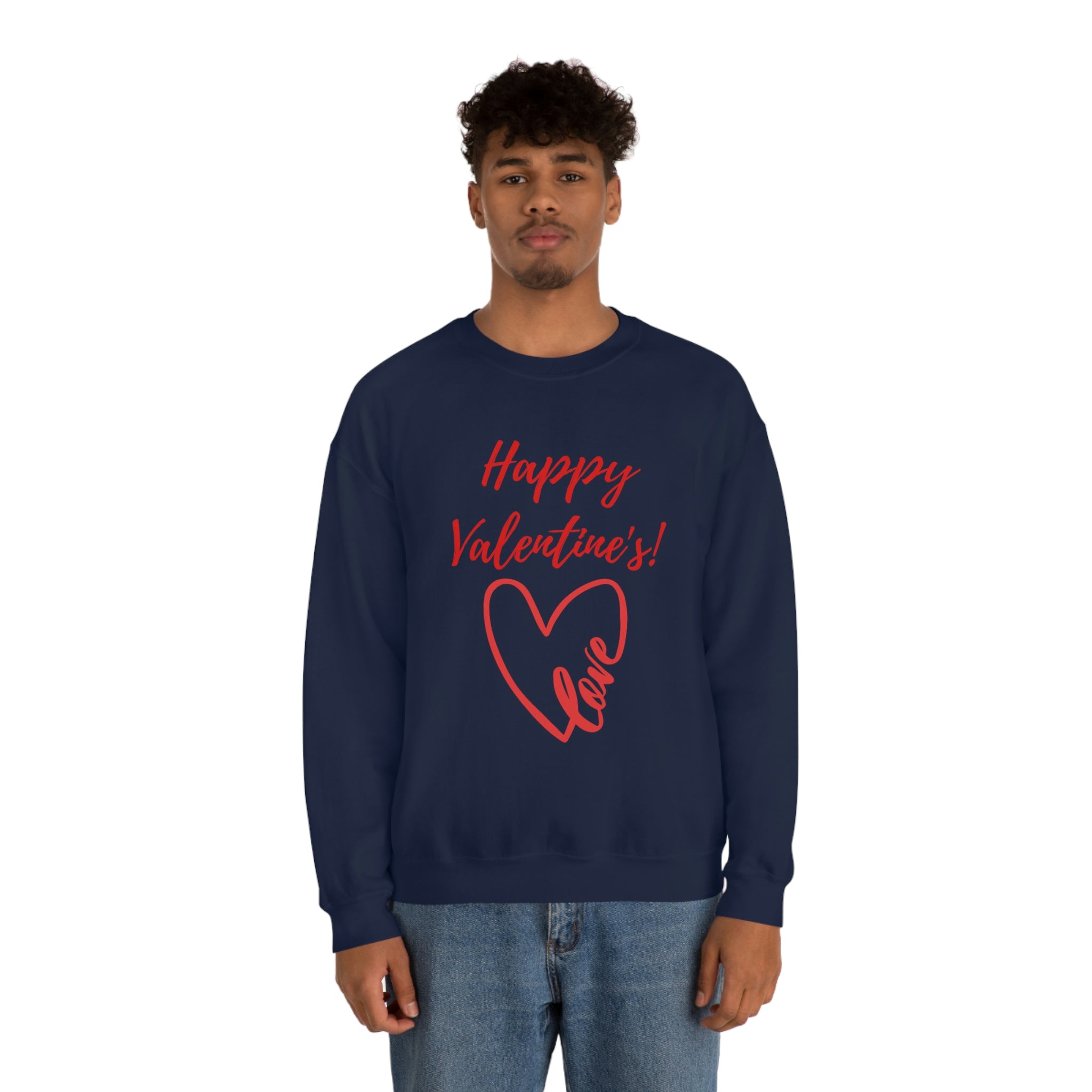 Happy Valentine's Love! Unisex Heavy Blend™ Crewneck Sweatshirt