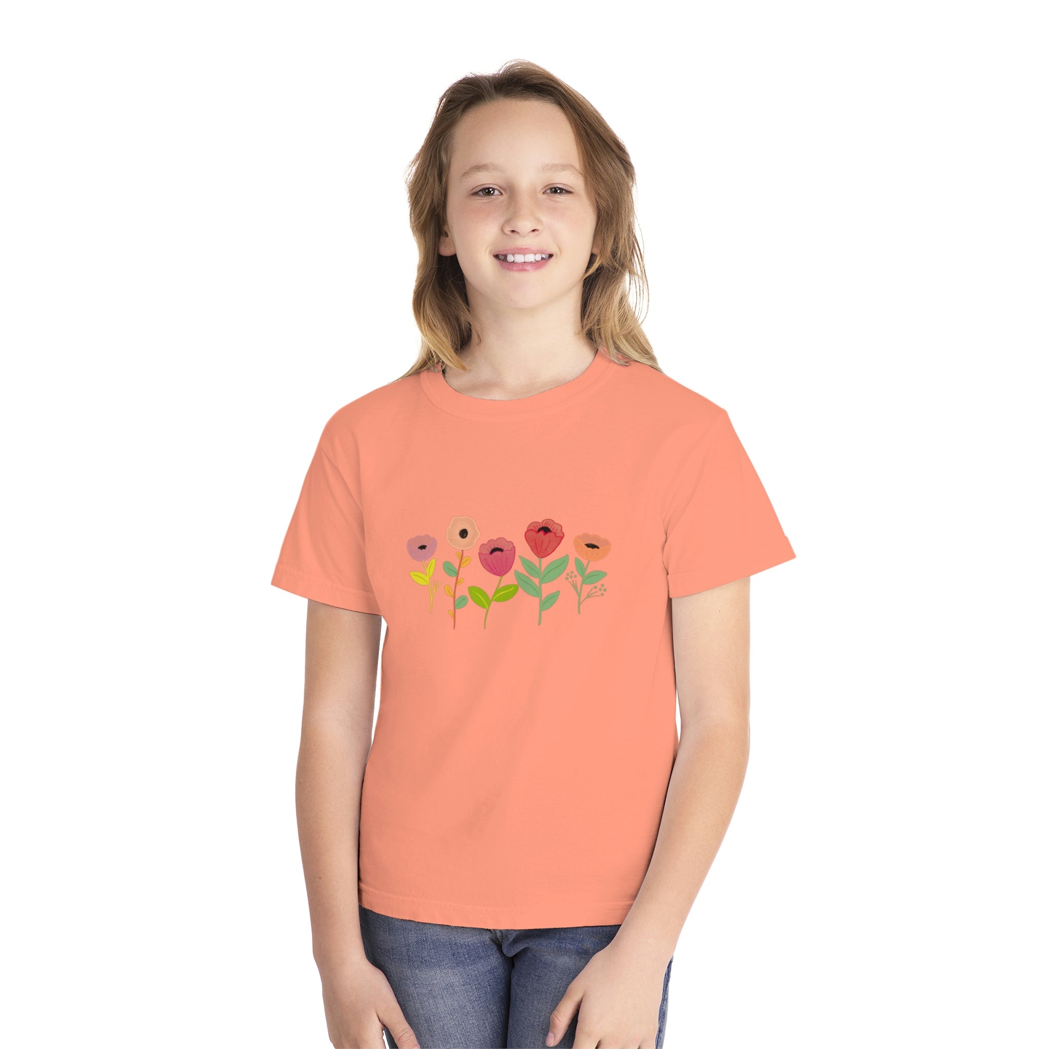 Spring Flowers Youth Midweight Tee
