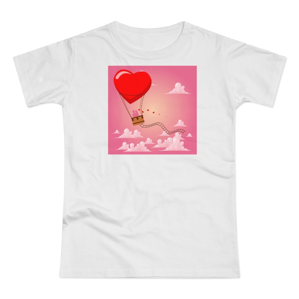 Happy Valentine's Day Single Jersey Women's T-shirt