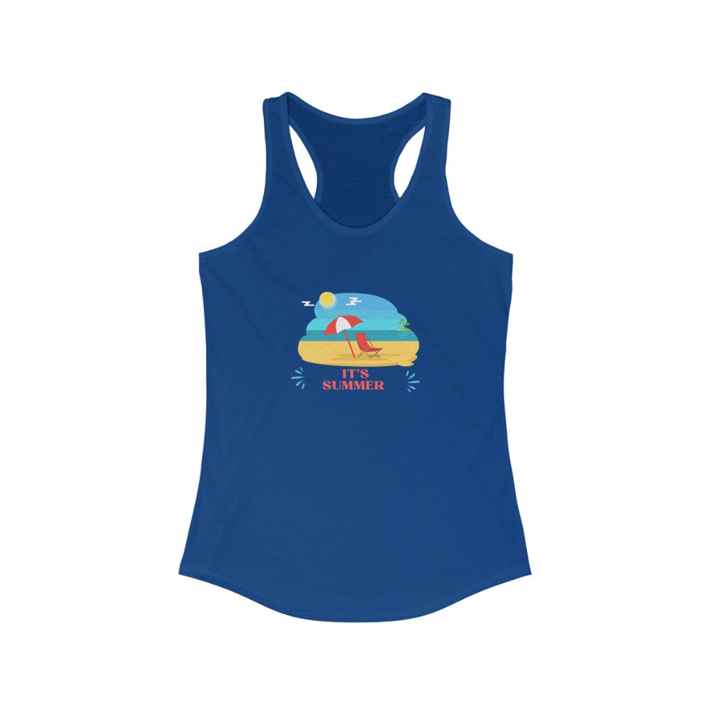 It's Summer Women's Ideal Racerback Tank