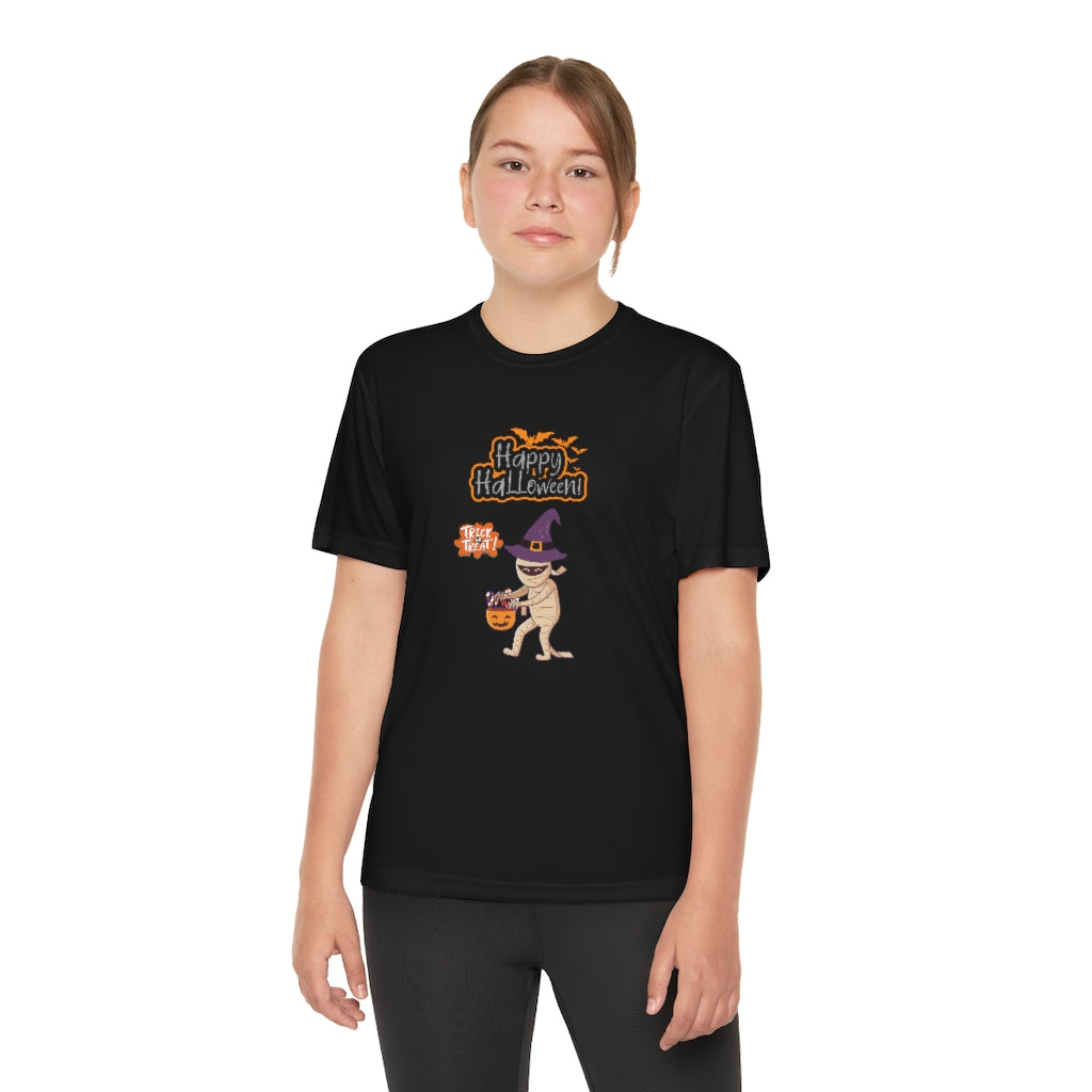 Happy Halloween Mummy Youth Competitor Tee