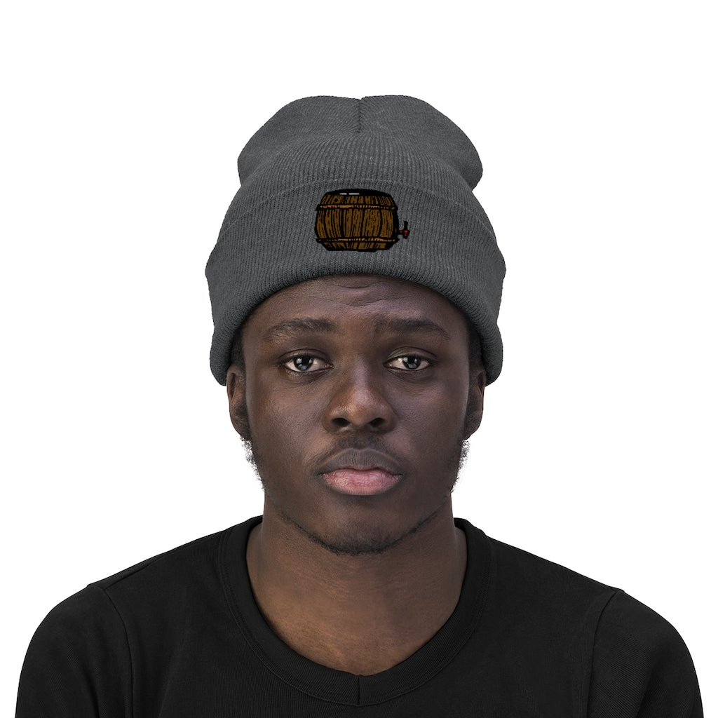 Keg Barrel Knit Beanie