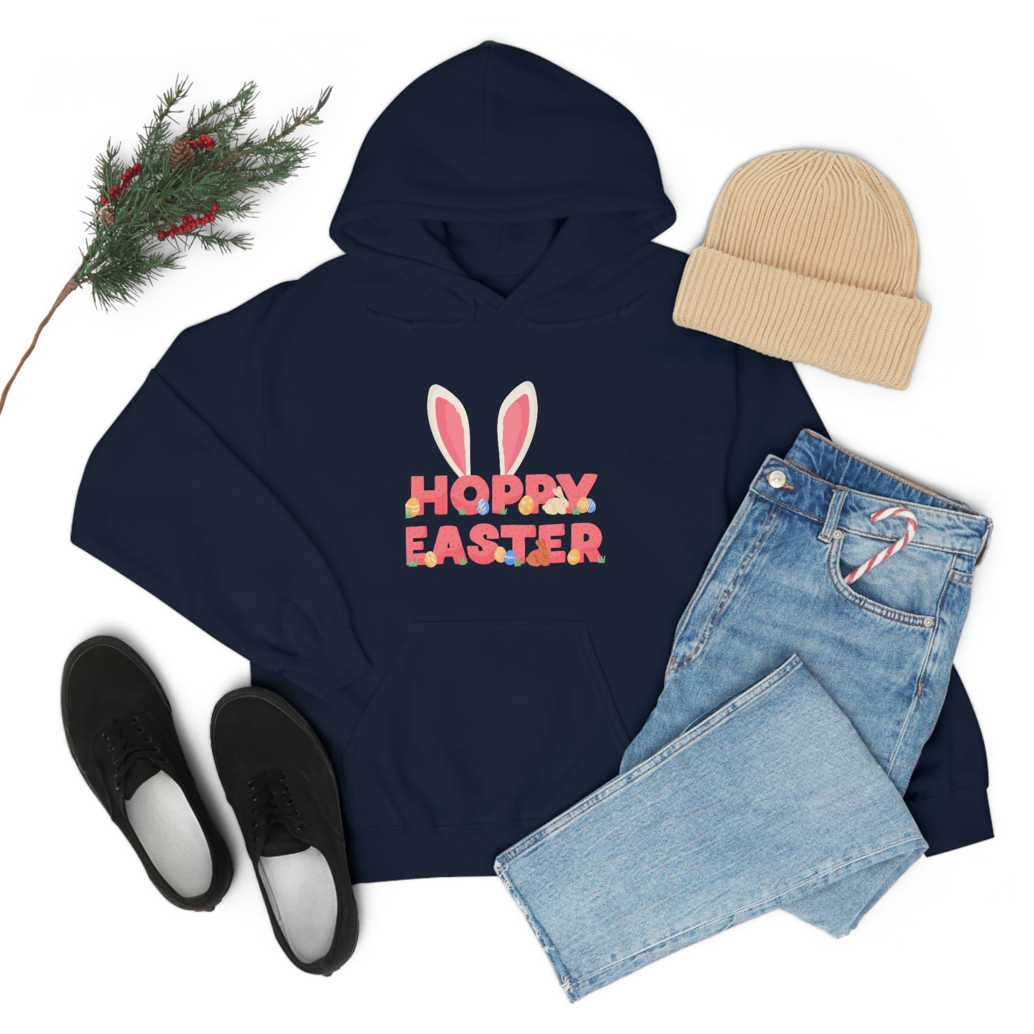 The Hoppy Easter Unisex Heavy Blend™ Hooded Sweatshirt