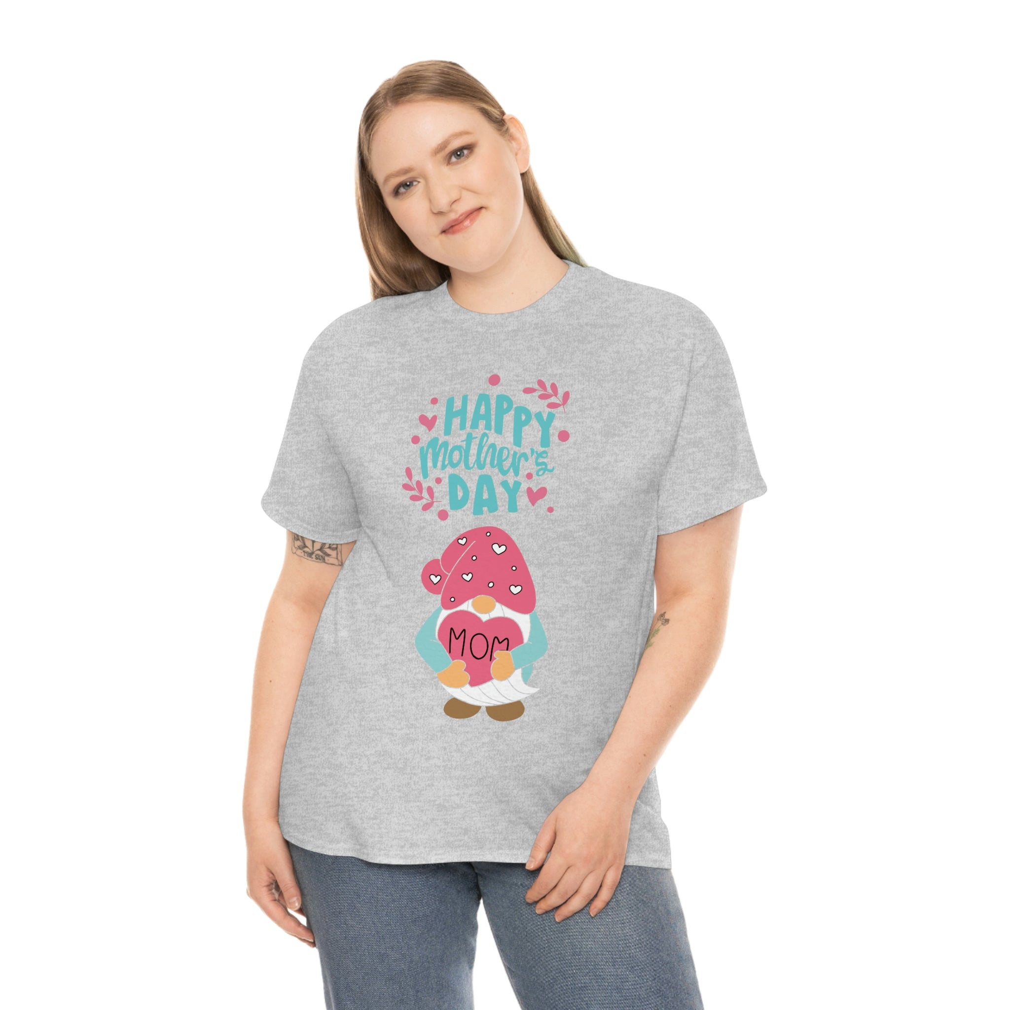 Happy Mother's Day Gnome Unisex Heavy Cotton Tee