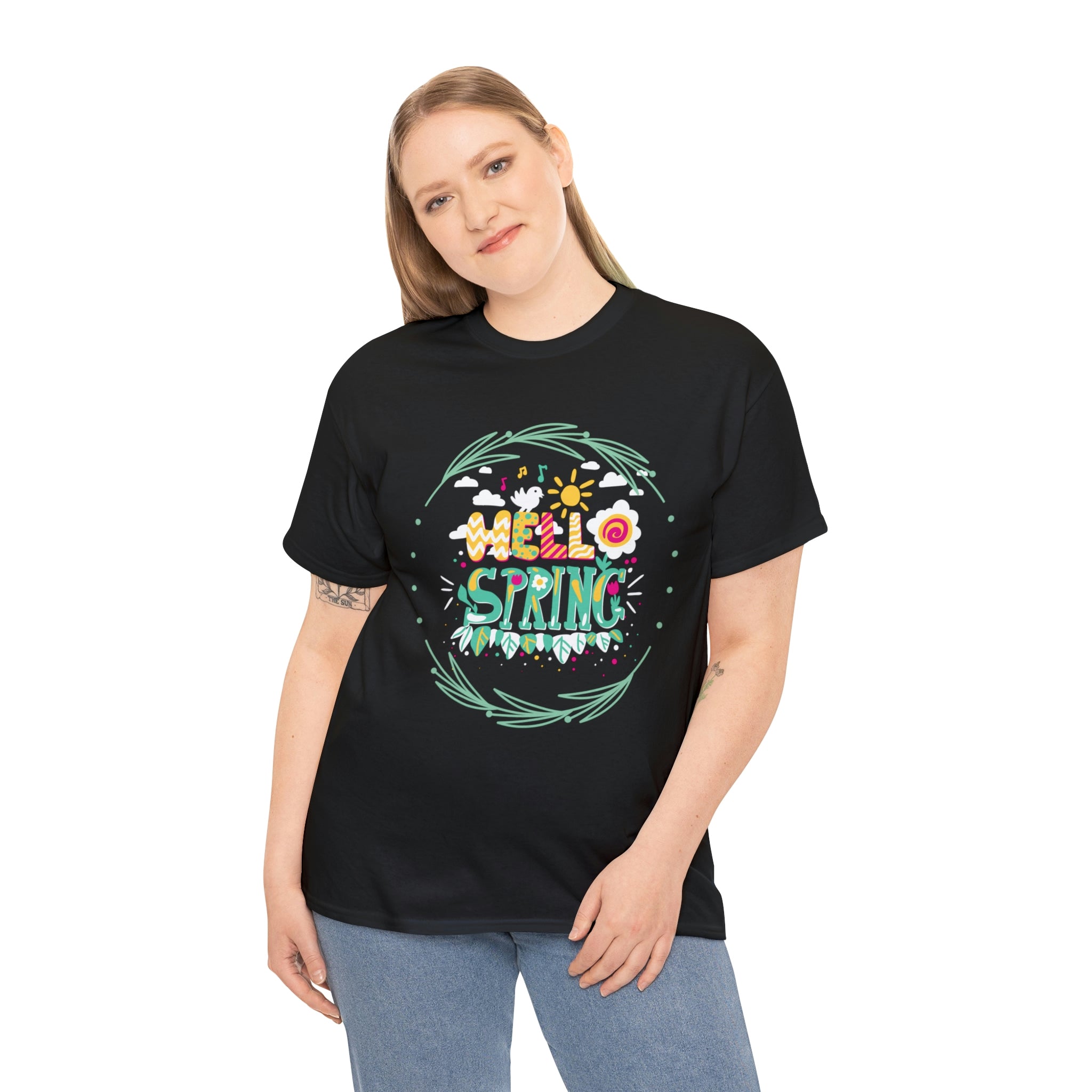 Hello Spring Unisex Heavy Cotton Tee