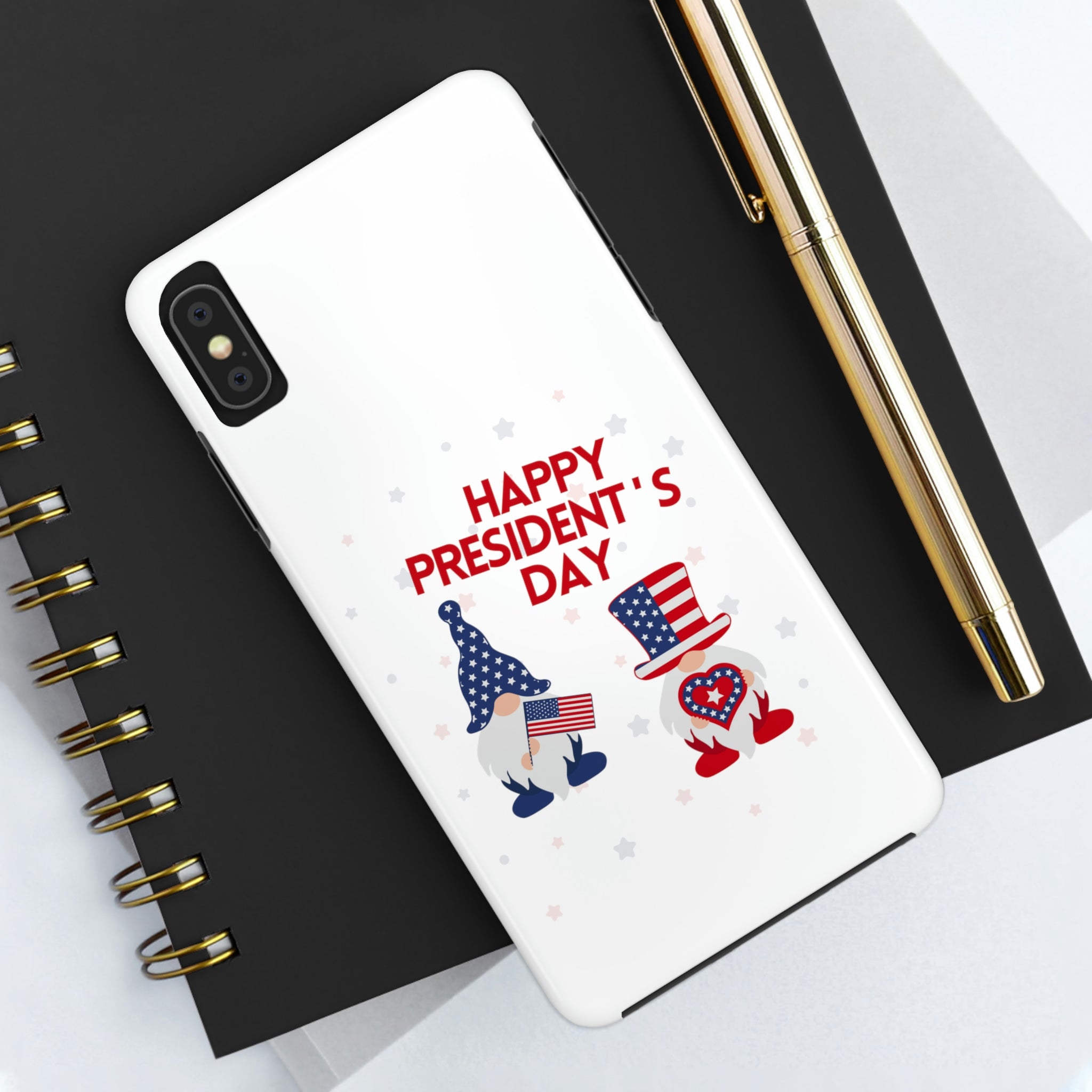 Happy President's Day Gnome Tough Phone Cases, Case-Mate