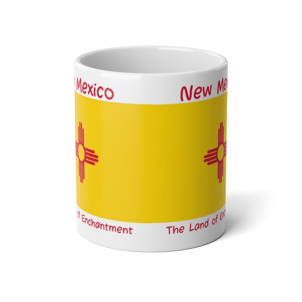 New Mexico State Flag Jumbo Mug, 20oz