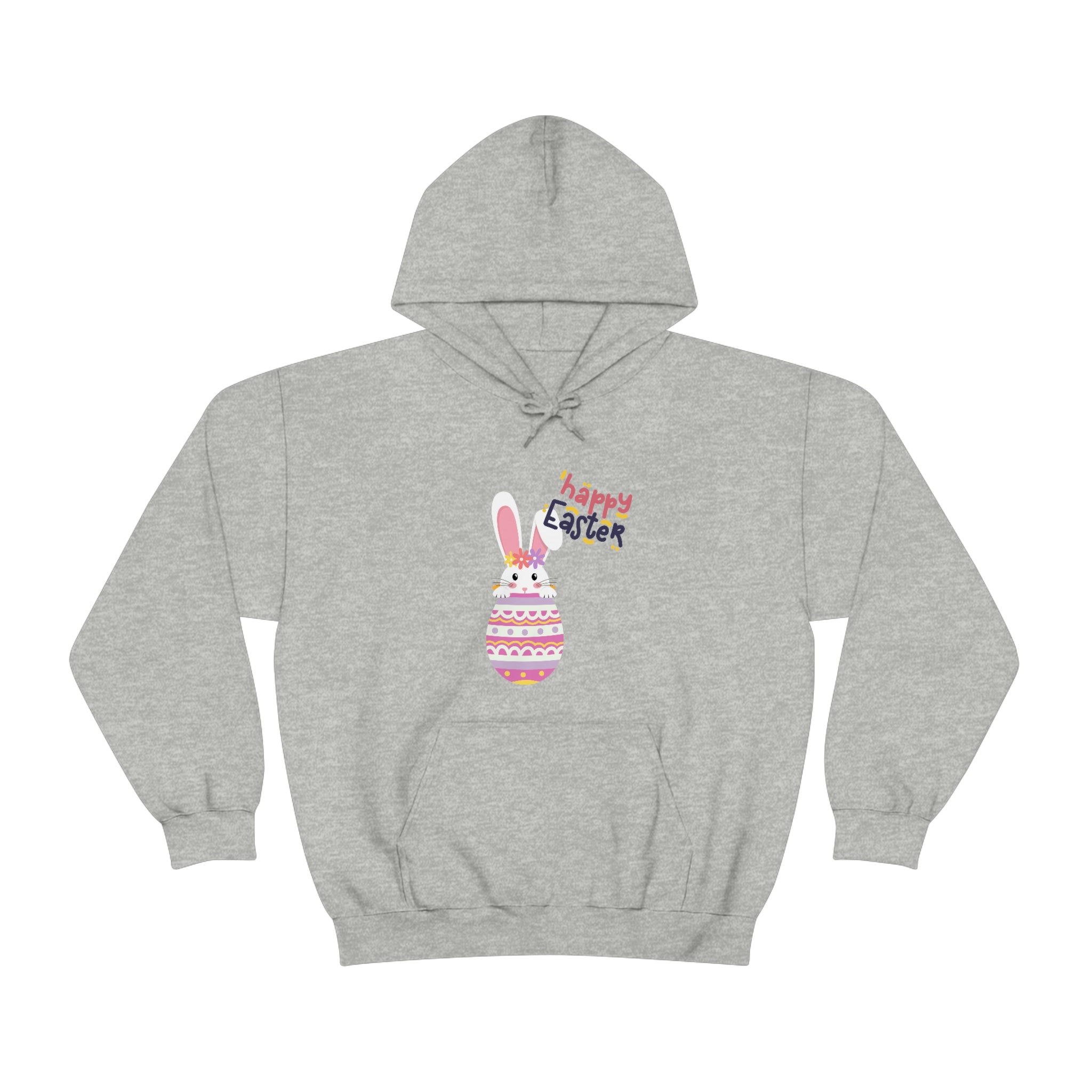 Happy Easter Day Bunny Unisex Heavy Blend™ Hooded Sweatshirt