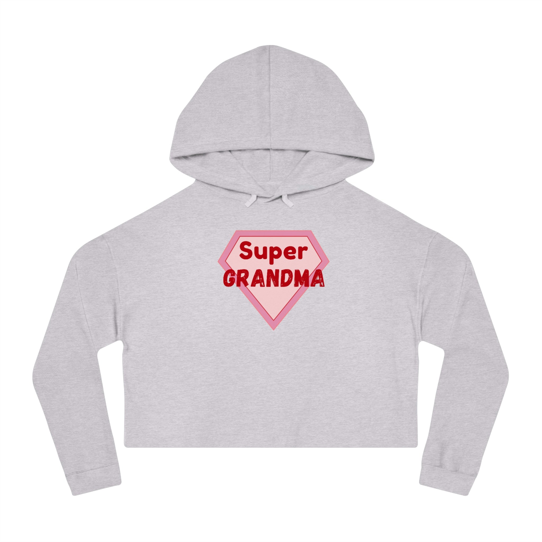 Super Grandma Women’s Cropped Hooded Sweatshirt