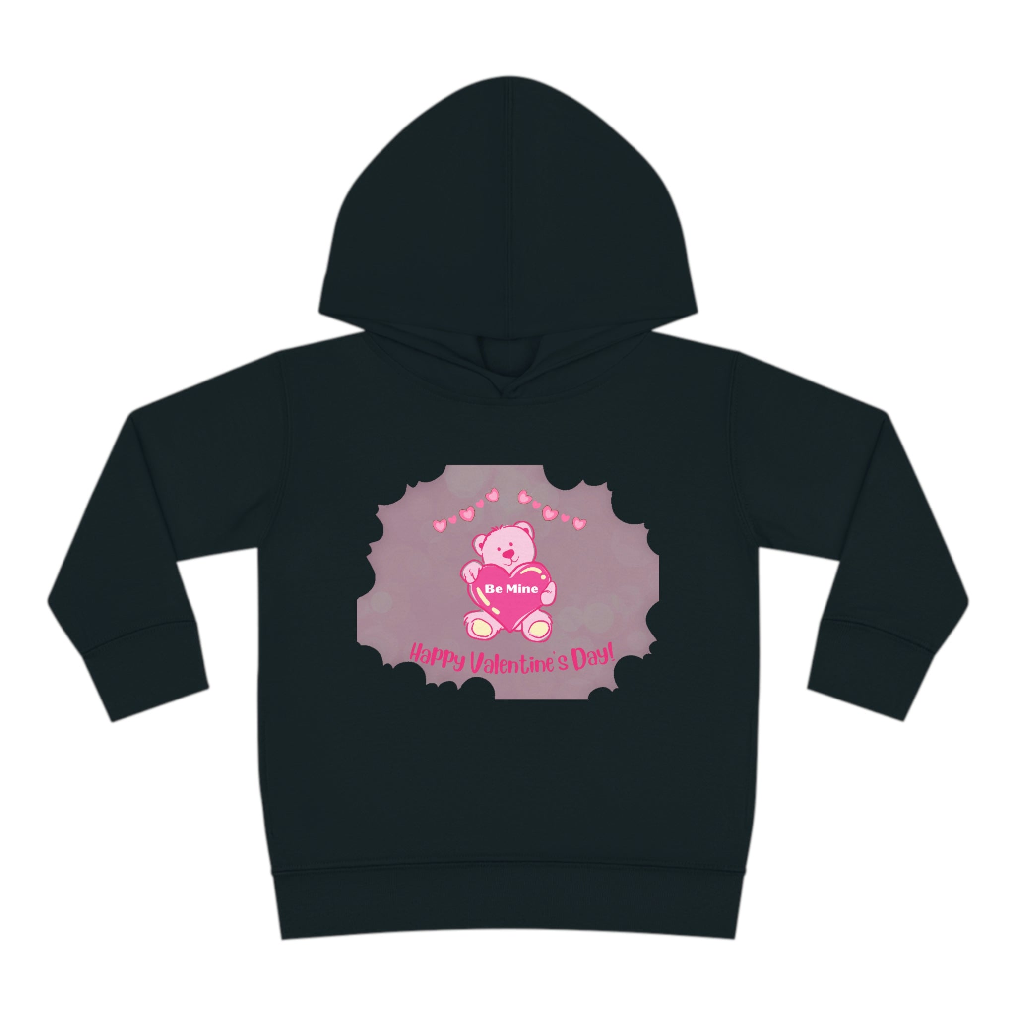 Happy Valentine's Day Be Mine Toddler Pullover Fleece Hoodie