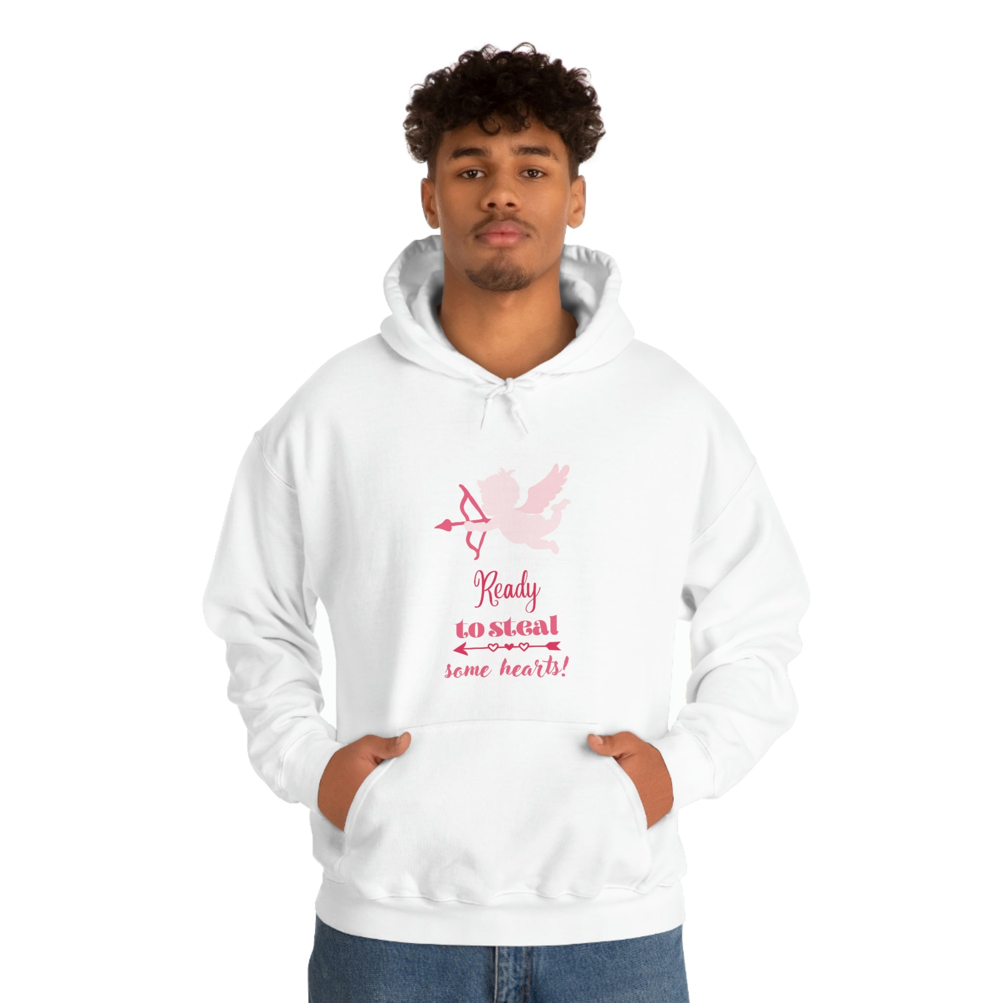 Ready To Steal Some Hearts Unisex Heavy Blend™ Hooded Sweatshirt