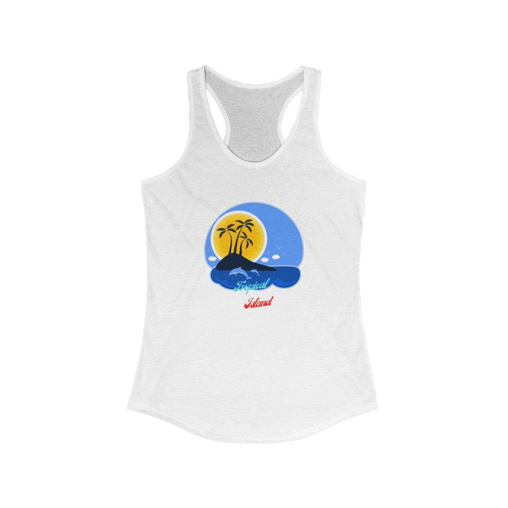 Tropical Island Women's Ideal Racerback Tank