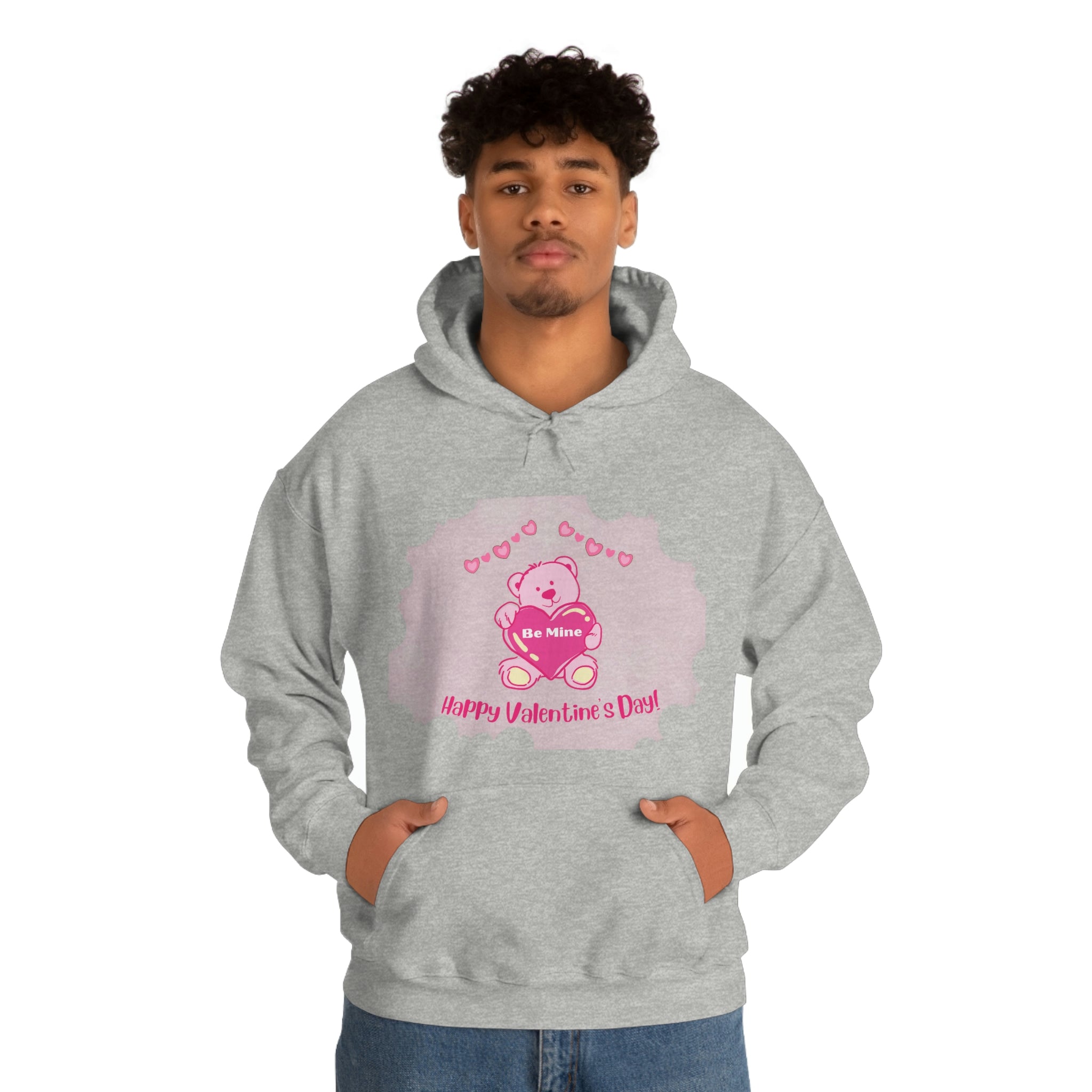 Happy Valentine's Day Be Mine Unisex Heavy Blend™ Hooded Sweatshirt