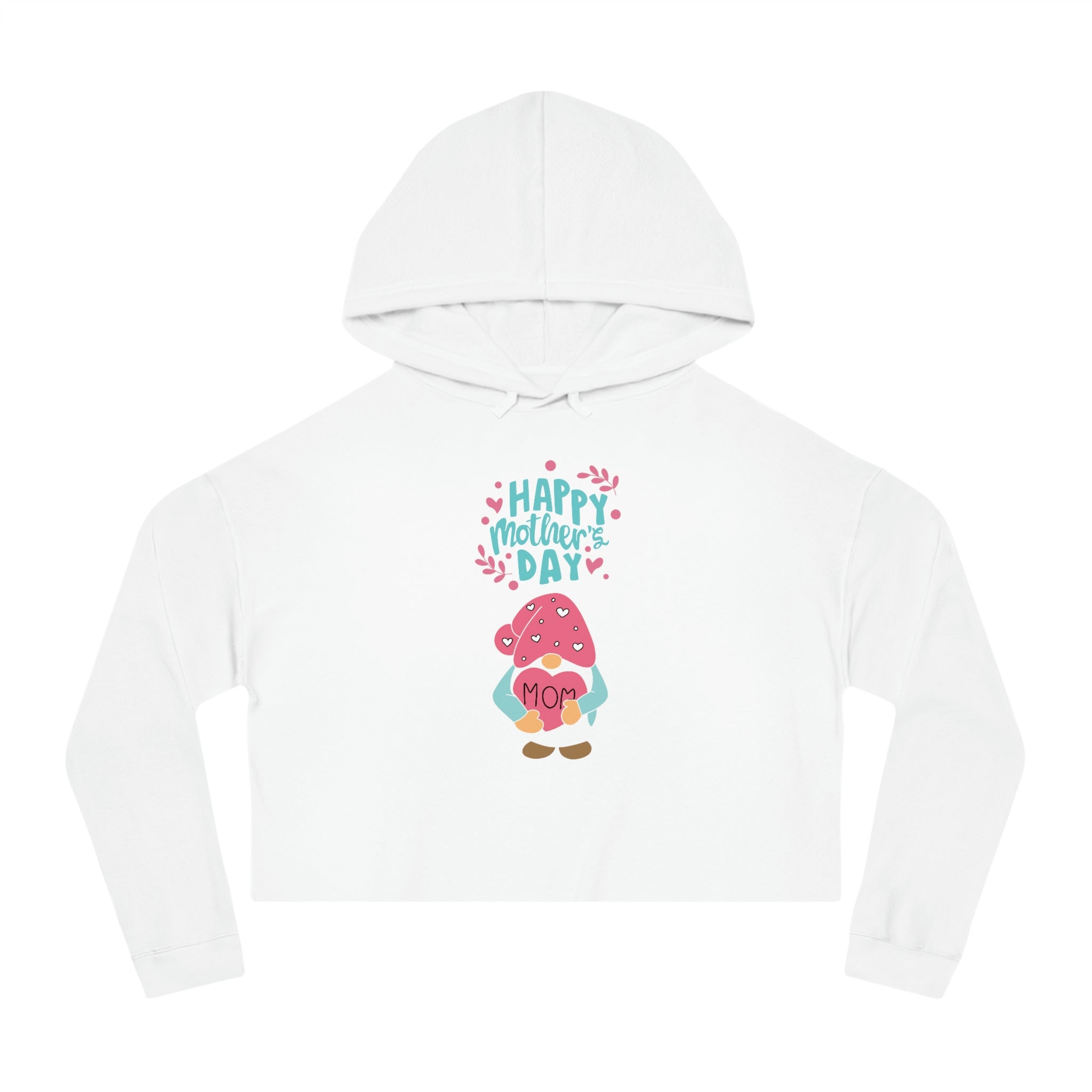 Happy Mother's Day Women’s Cropped Hooded Sweatshirt