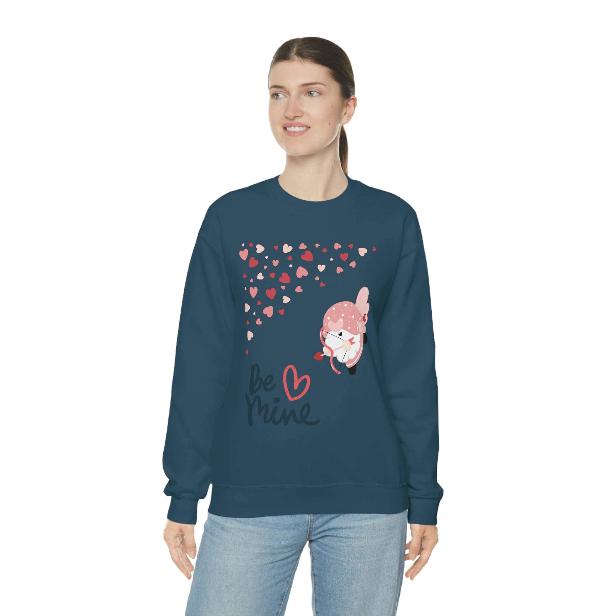 Be Mine Gnome!! Unisex Heavy Blend™ Crewneck Sweatshirt
