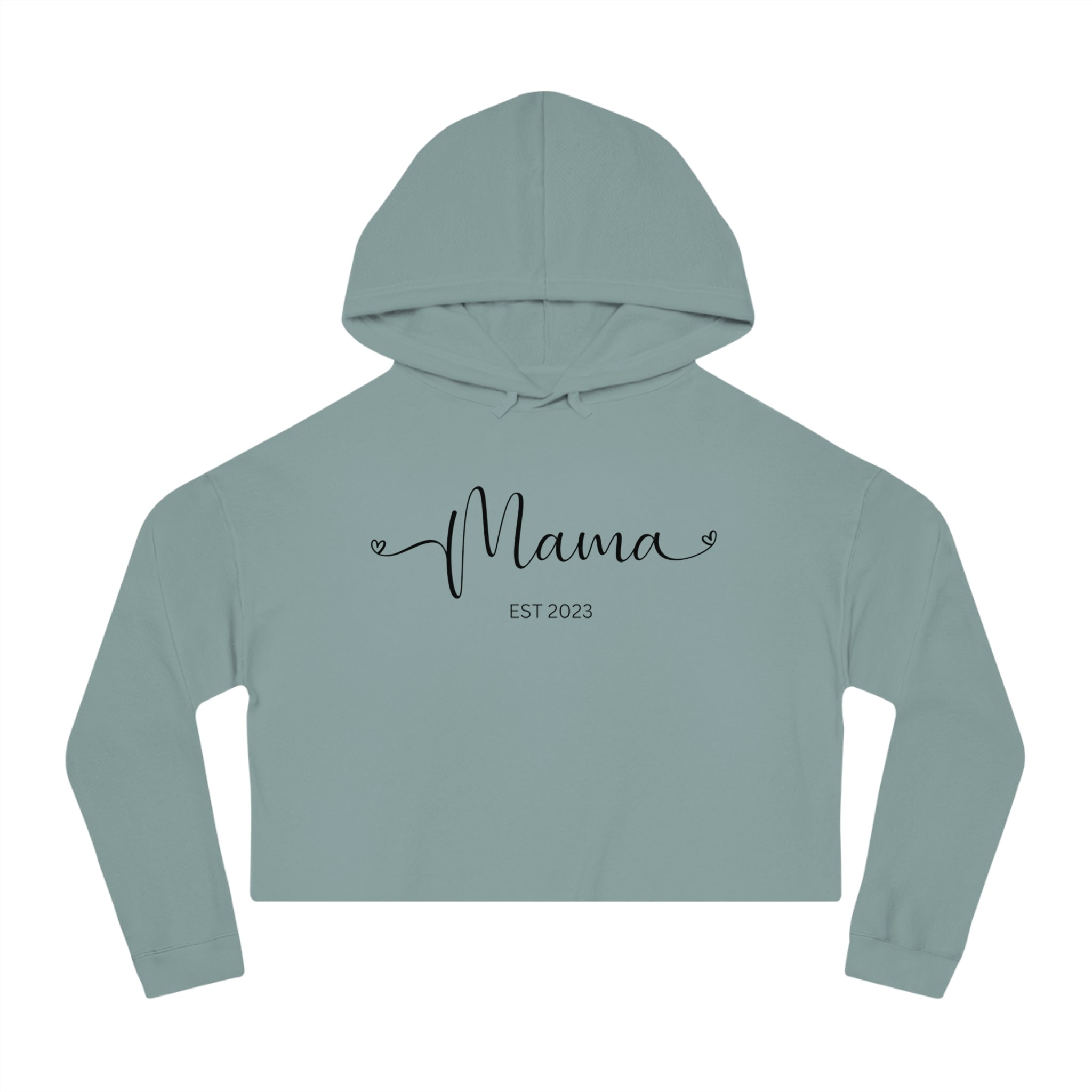 Happy Mama Day Women’s Cropped Hooded Sweatshirt