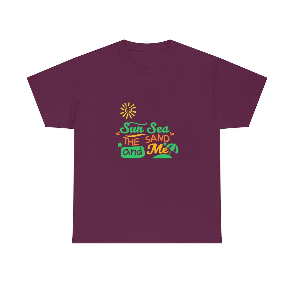 Sun Sea The Sand and Me Unisex Heavy Cotton Tee