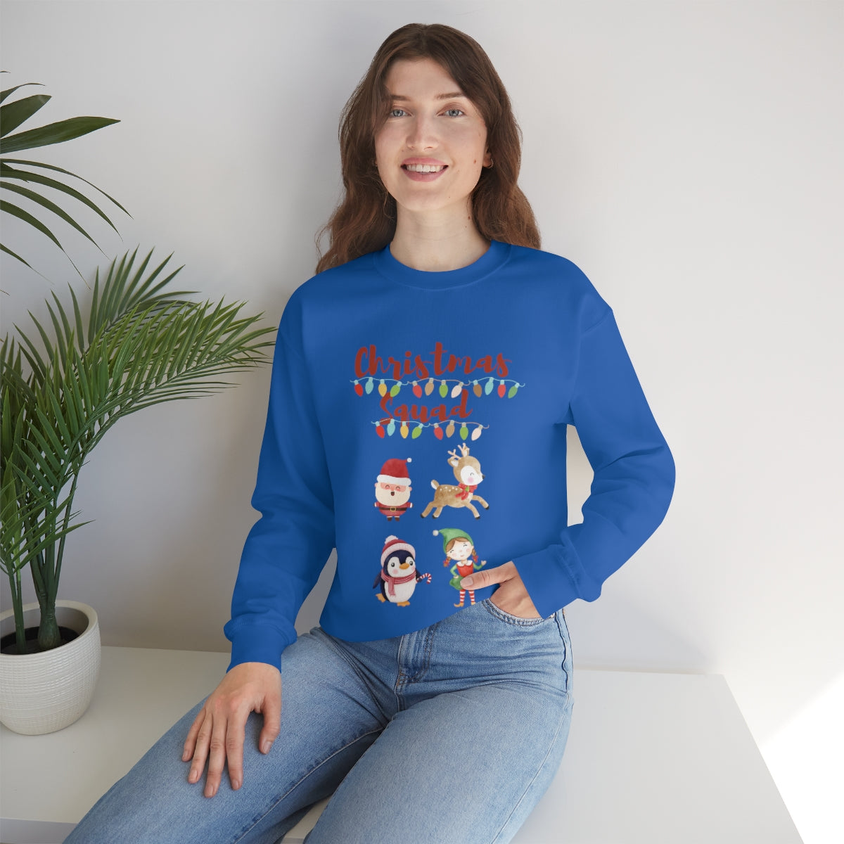 Christmas Squad Unisex Heavy Blend™ Crewneck Sweatshirt