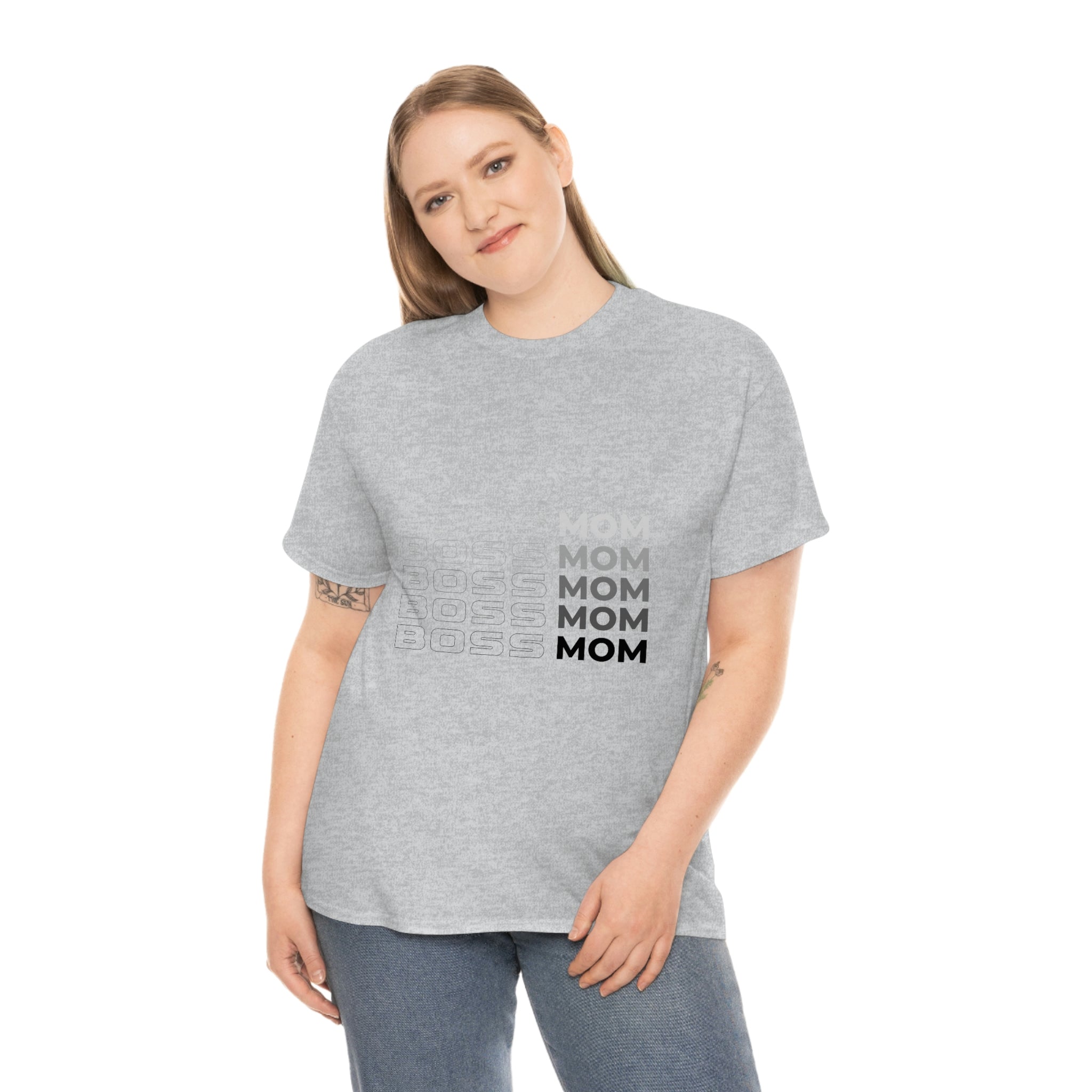 Boss Mom Unisex Heavy Cotton Tee