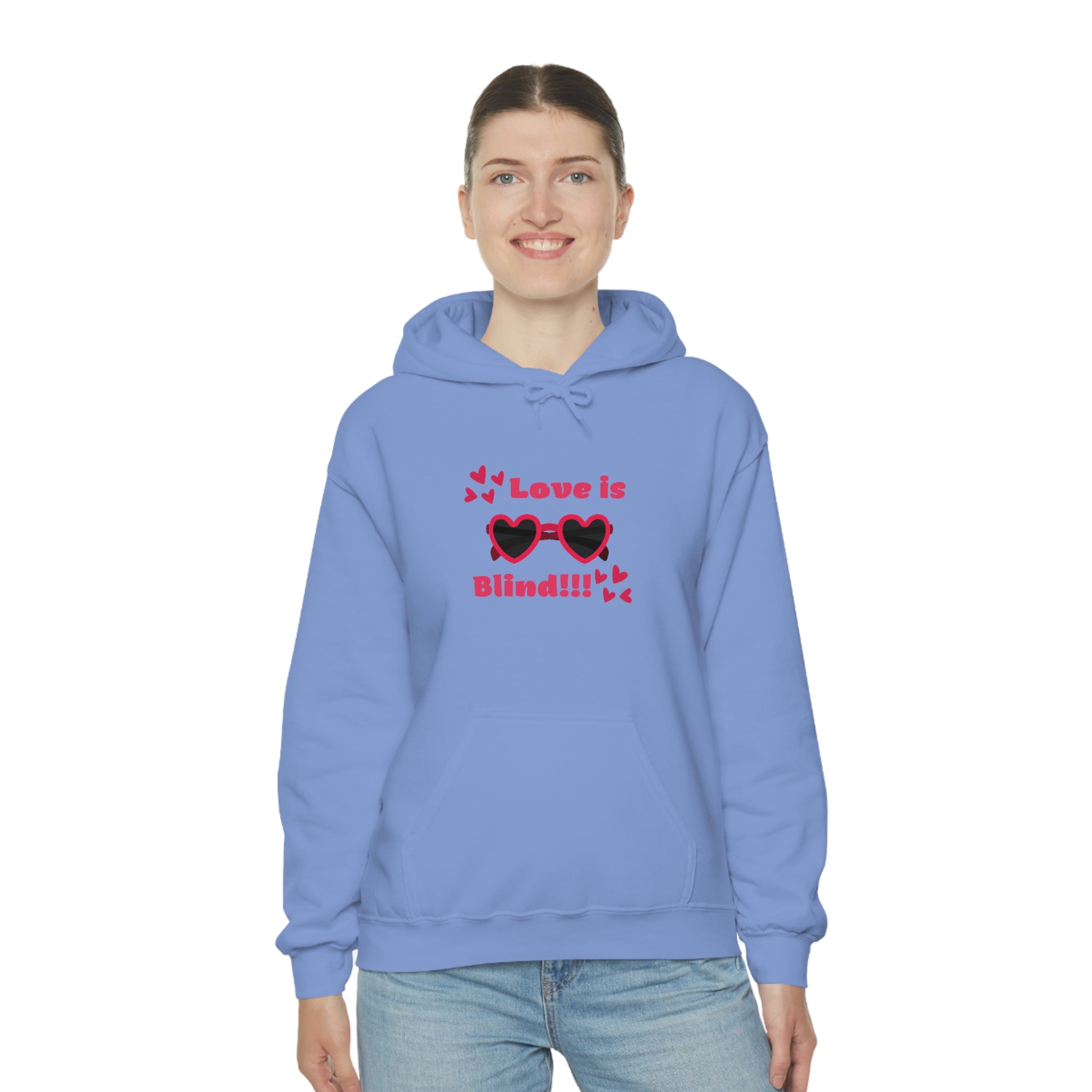 Love Is Blind!!! Unisex Heavy Blend™ Hooded Sweatshirt