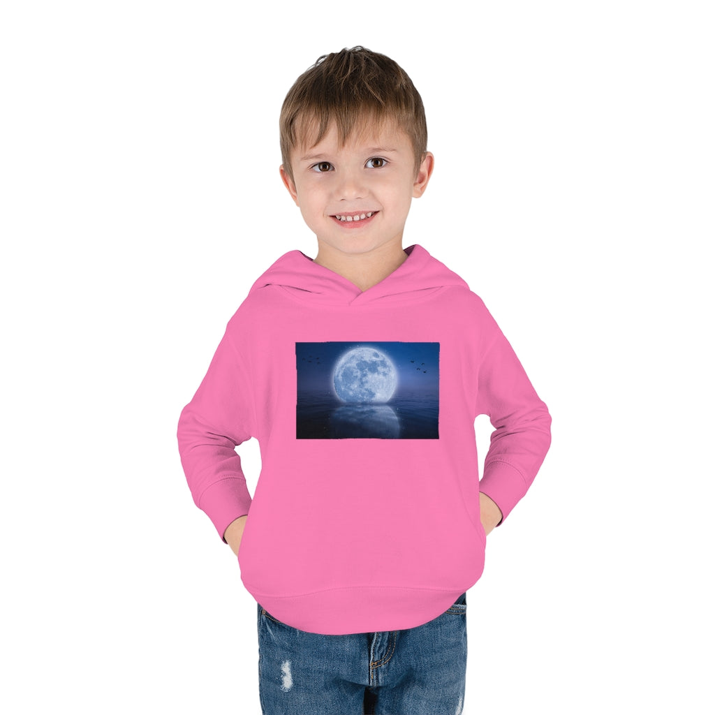 Mystical Moon Toddler Pullover Fleece Hoodie