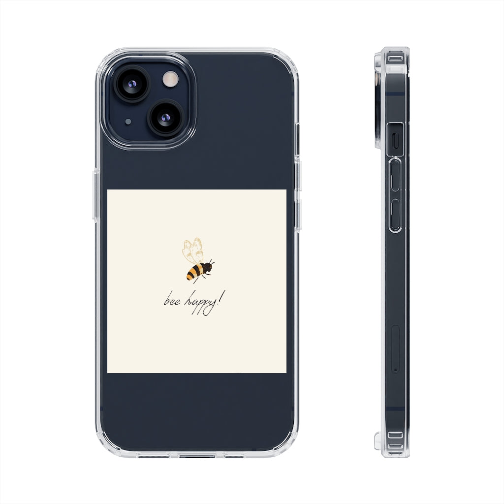 Bee Happy Clear Cases