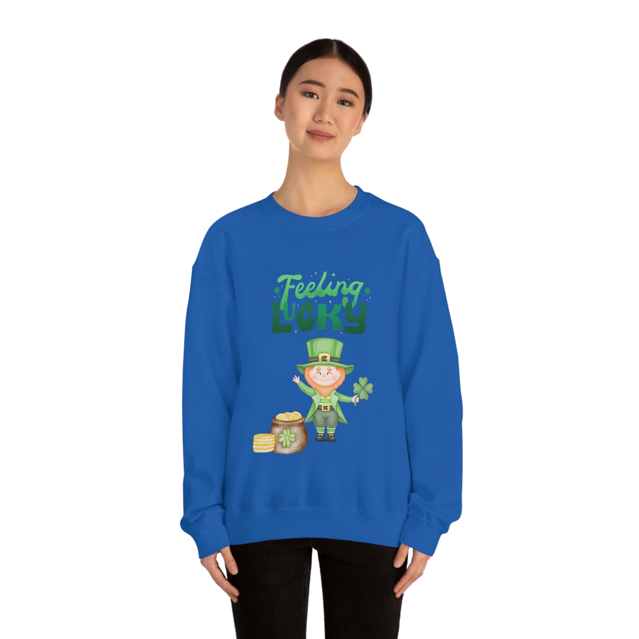 Feeling Lucky Unisex Heavy Blend™ Crewneck Sweatshirt