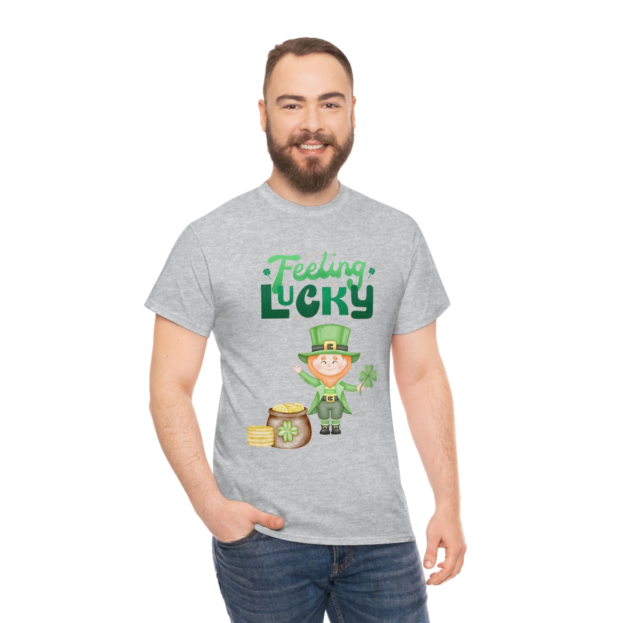 Feeling Lucky Unisex Heavy Cotton Tee