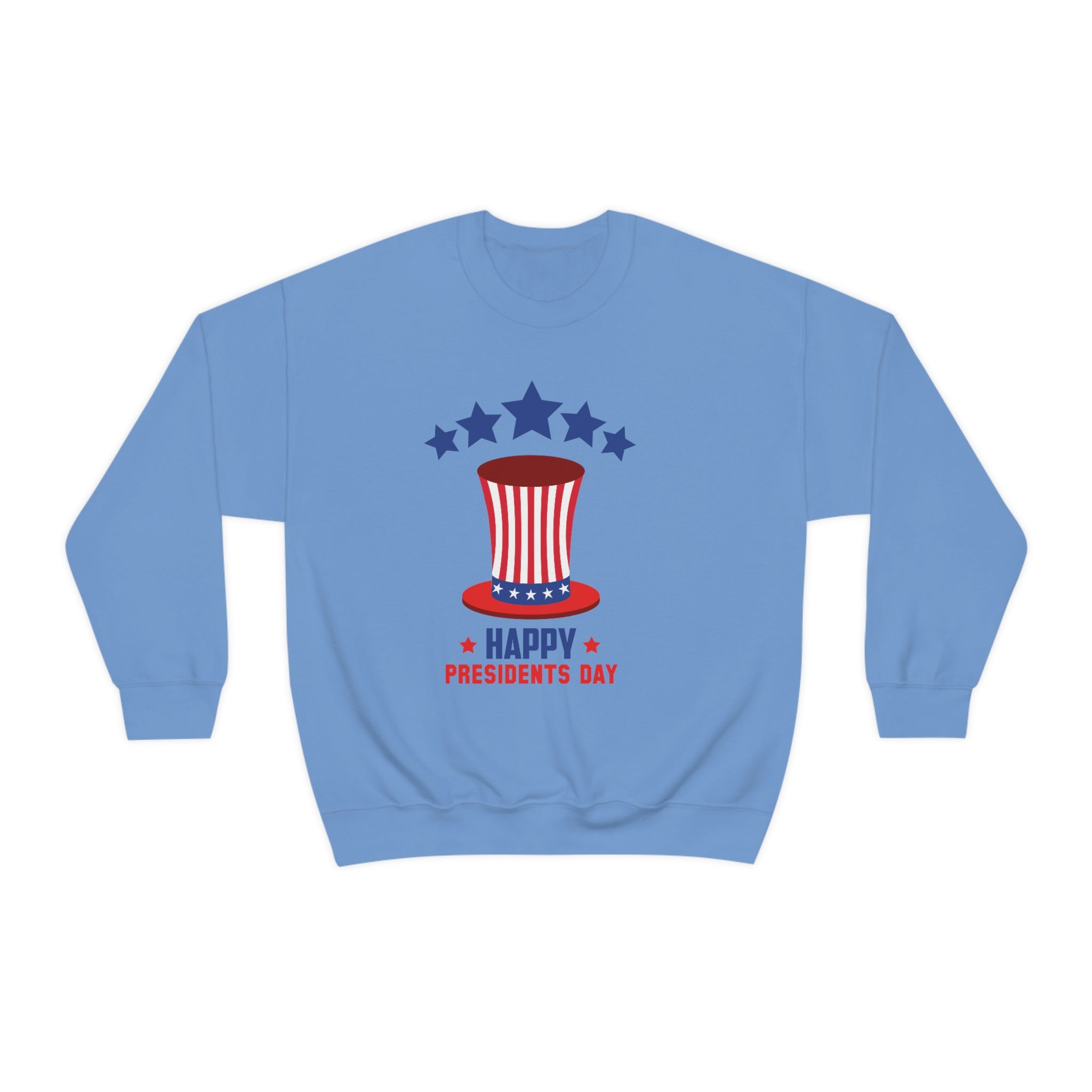 Happy President's Day Hat Unisex Heavy Blend™ Crewneck Sweatshirt