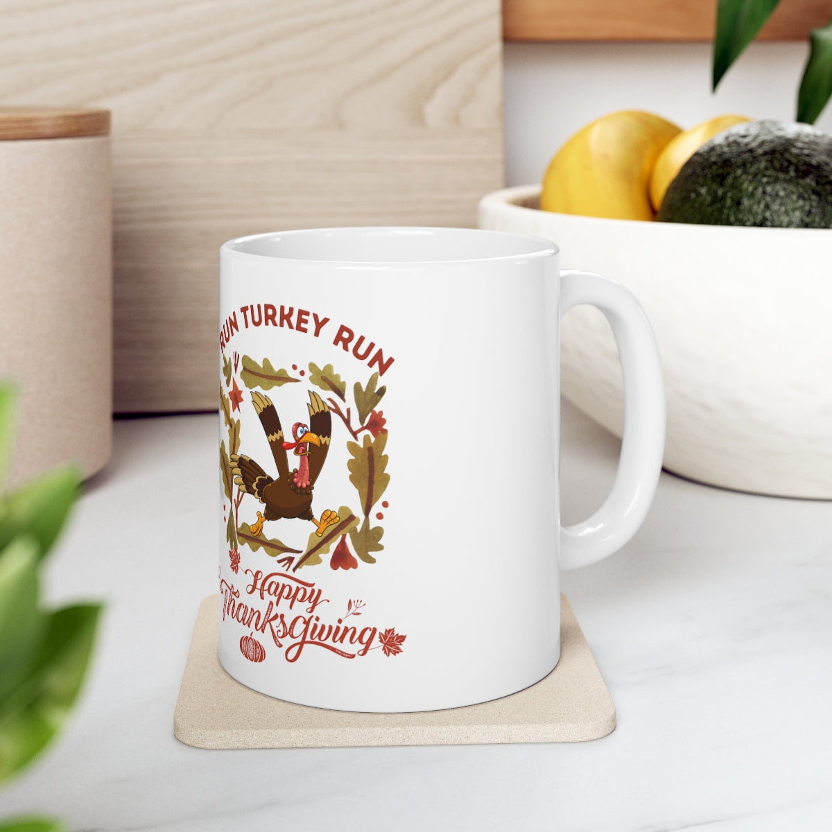 Run Turkey Run Ceramic Mug 11oz