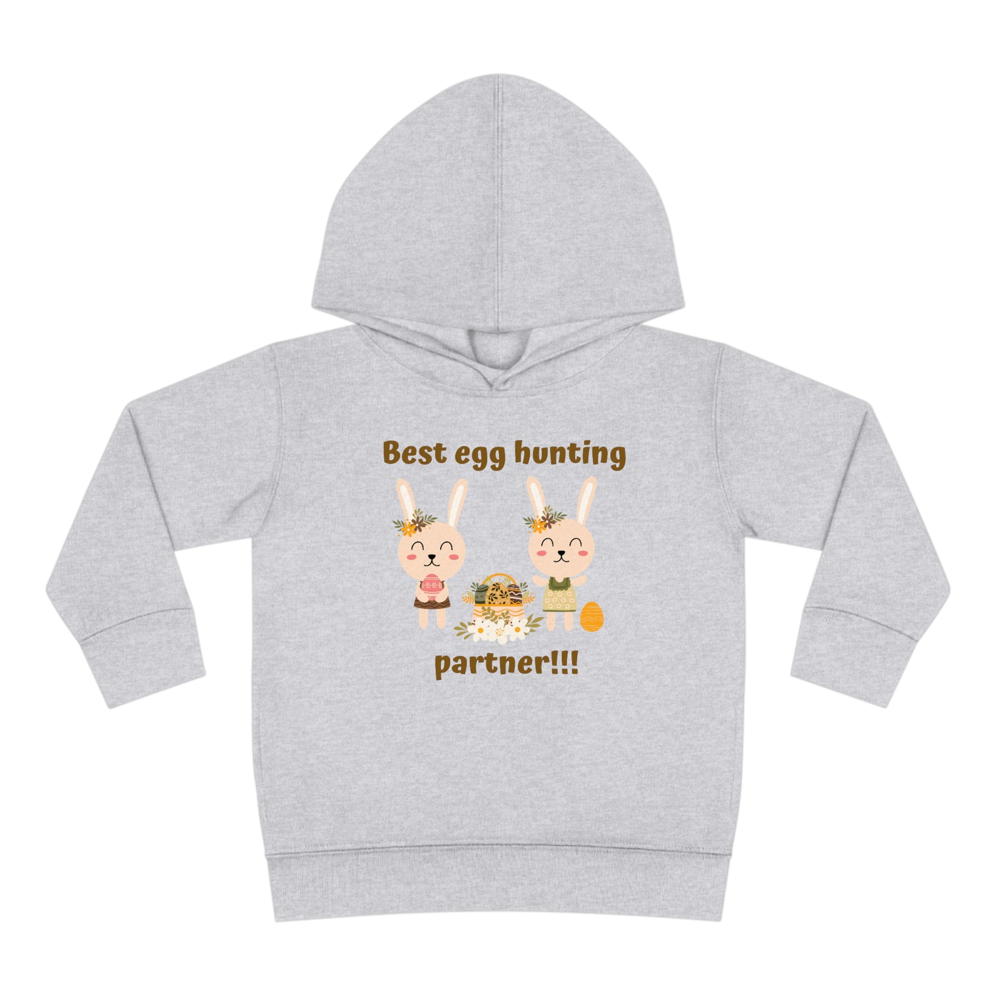 Egg Easter Partner Toddler Pullover Fleece Hoodie