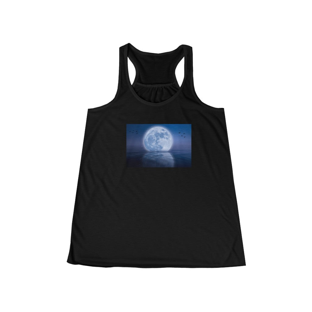 Mystical Moon Women's Flowy Racerback Tank