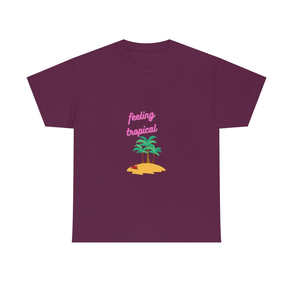 Feeling Tropical Unisex Heavy Cotton Tee